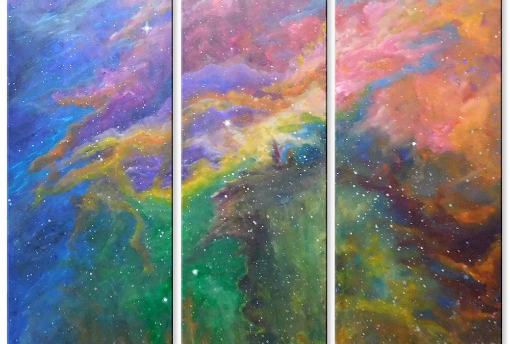 Cosmogonía 3 – Blancos (Tríptico)