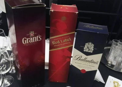 cajas de whisky