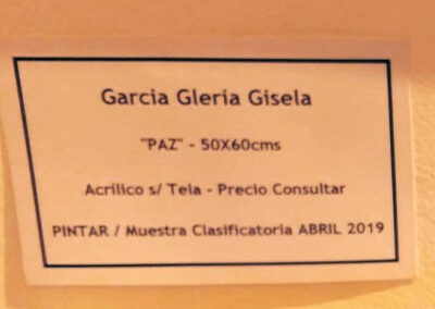 Expo Pintar 2019 Gisela García Gleria