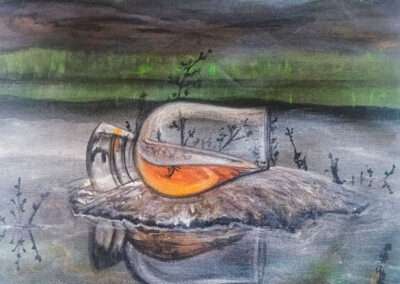 El trago de sol naciente