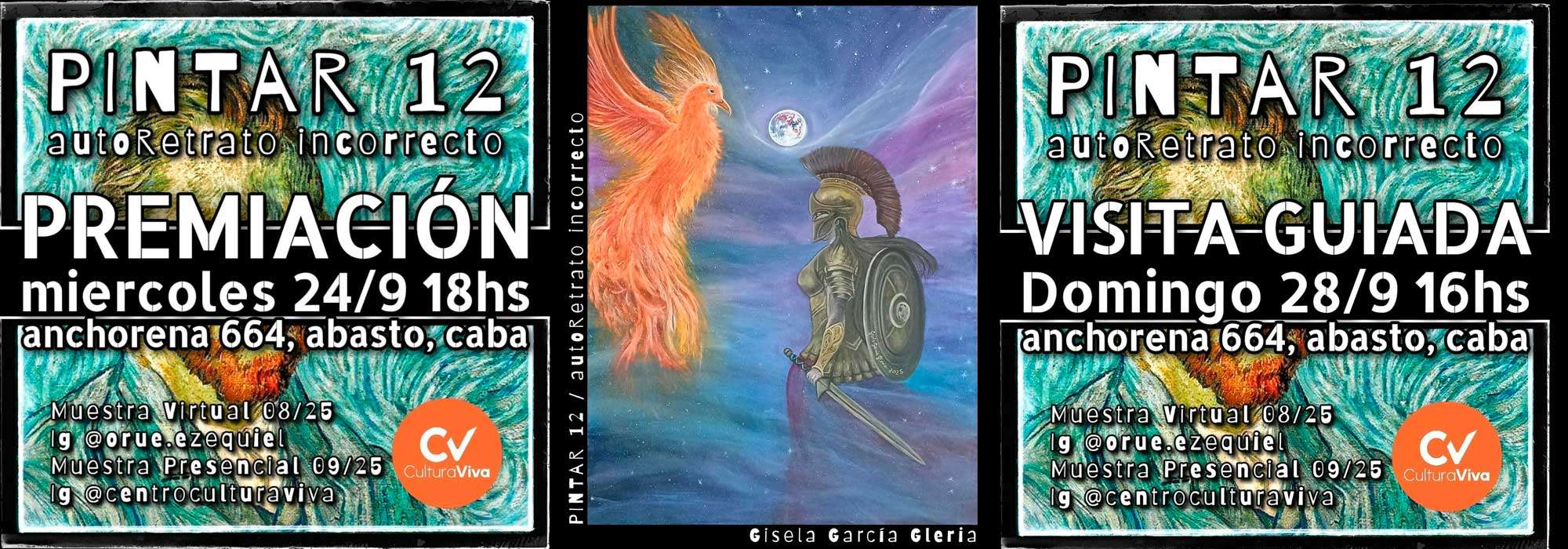Pintar 12 premiación Gisela Garcia Gleria