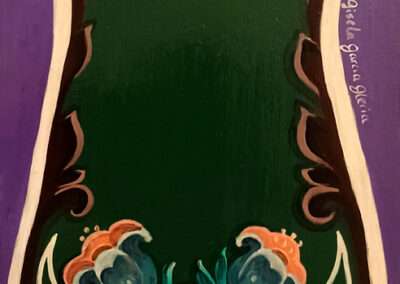 Estudio de marco de líneas y hojas de acanto