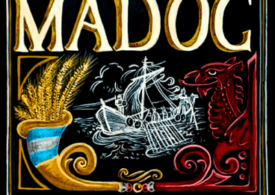 Cartel homenaje a la Destilería Madoc